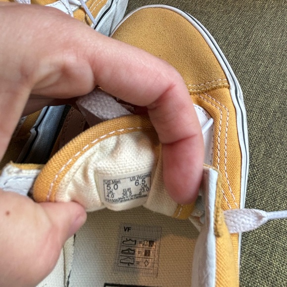 Yellow Old Skool Vans - Picture 2 of 5